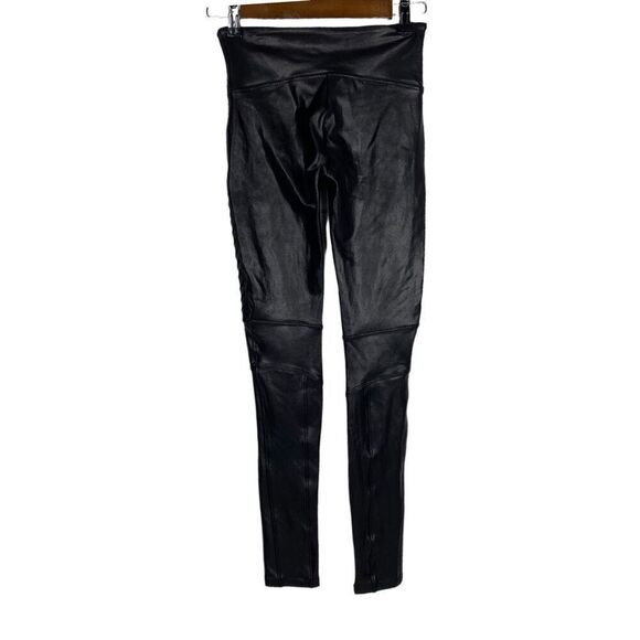 Spanx Moto Faux-Leather Leggings size Small - Picture 1 of 11